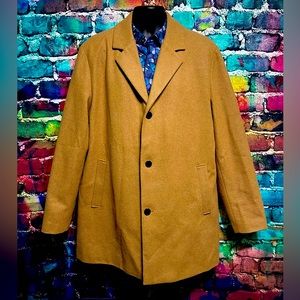 Tan Color Pea Coat XXL